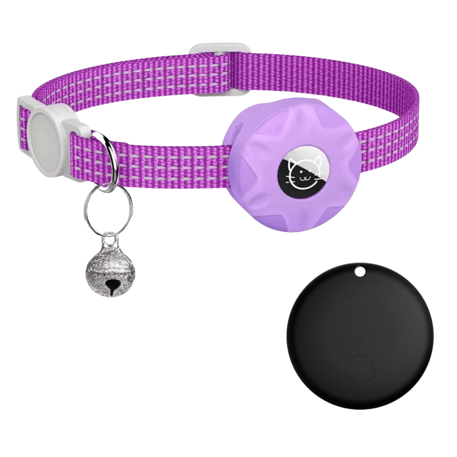Dailypets Smart Pet Tracker and Reflective Collar Set for Cats Using Android Find My Device