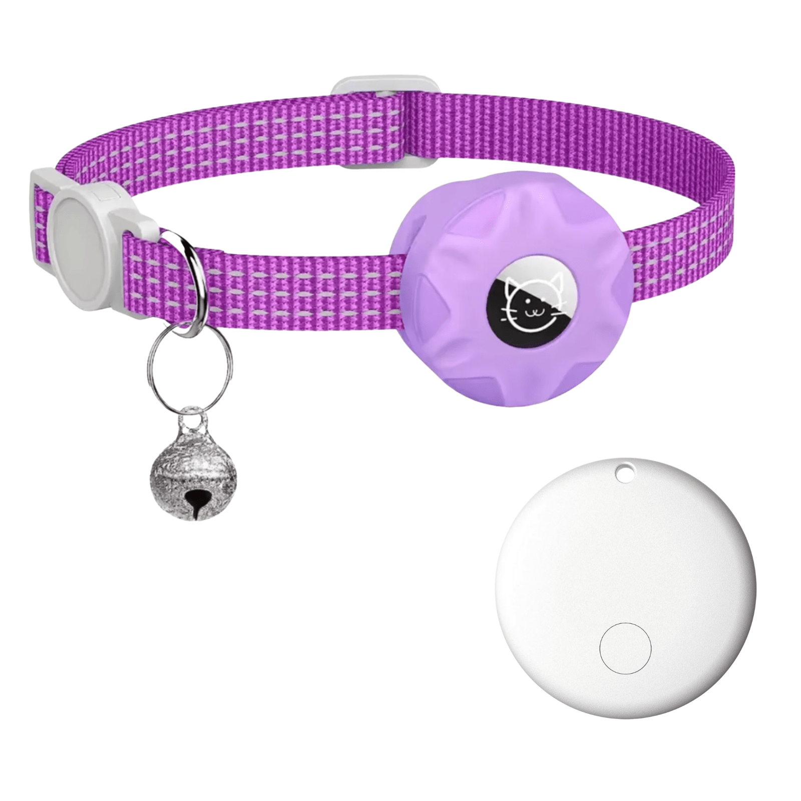 Dailypets Smart Pet Tracker and Reflective Collar Set for Cats Using Android Find My Device