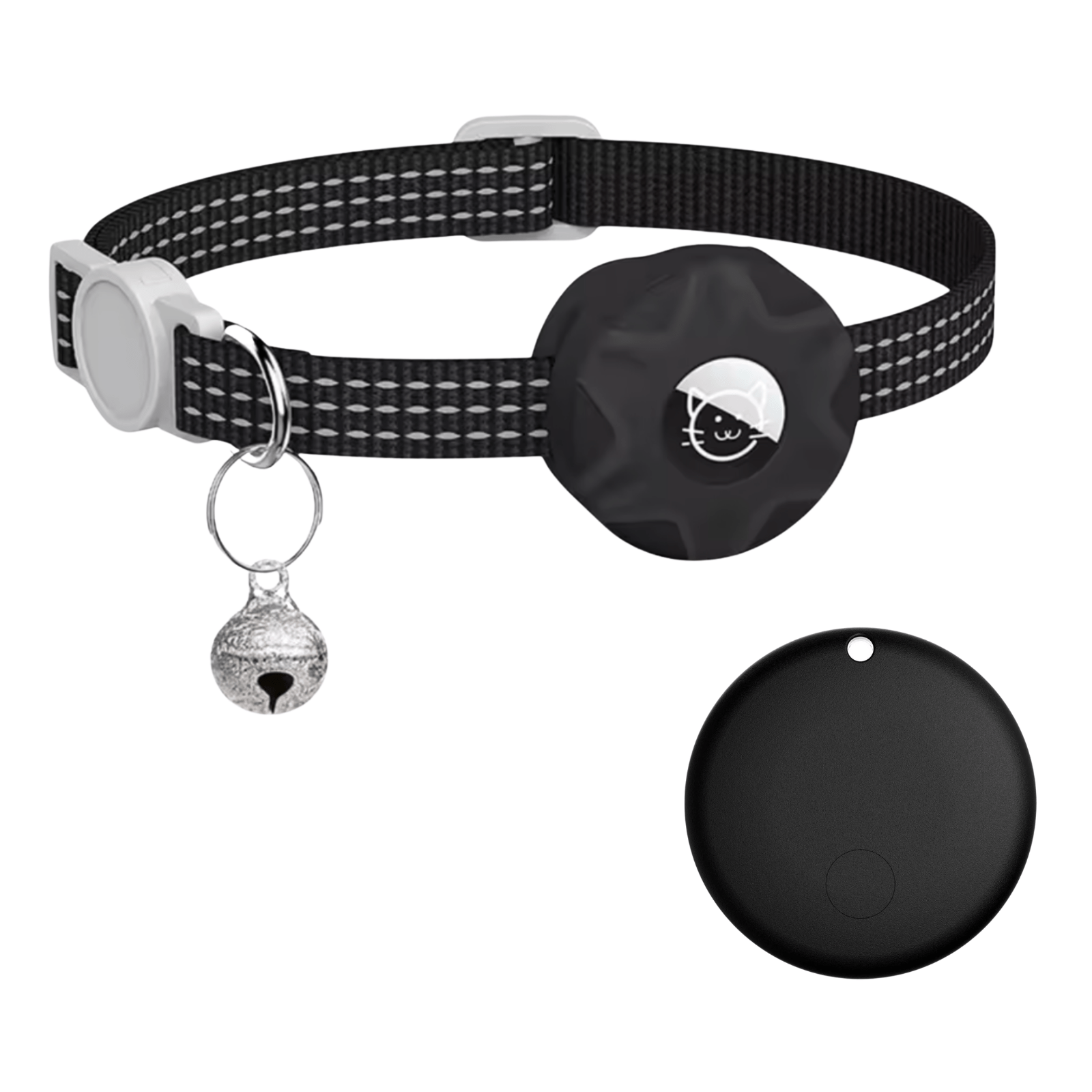 Dailypets Smart Pet Tracker and Reflective Collar Set for Cats Using Android Find My Device