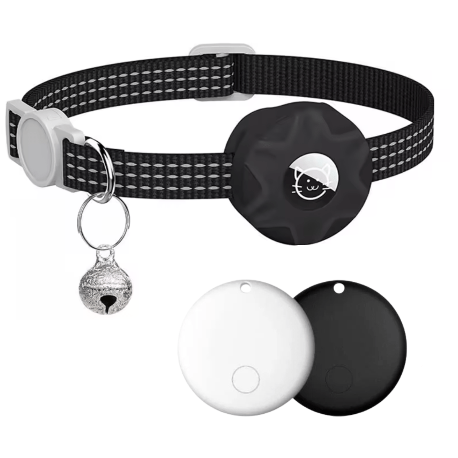 Dailypets Smart Pet Tracker and Reflective Collar Set for Cats Using Android Find My Device
