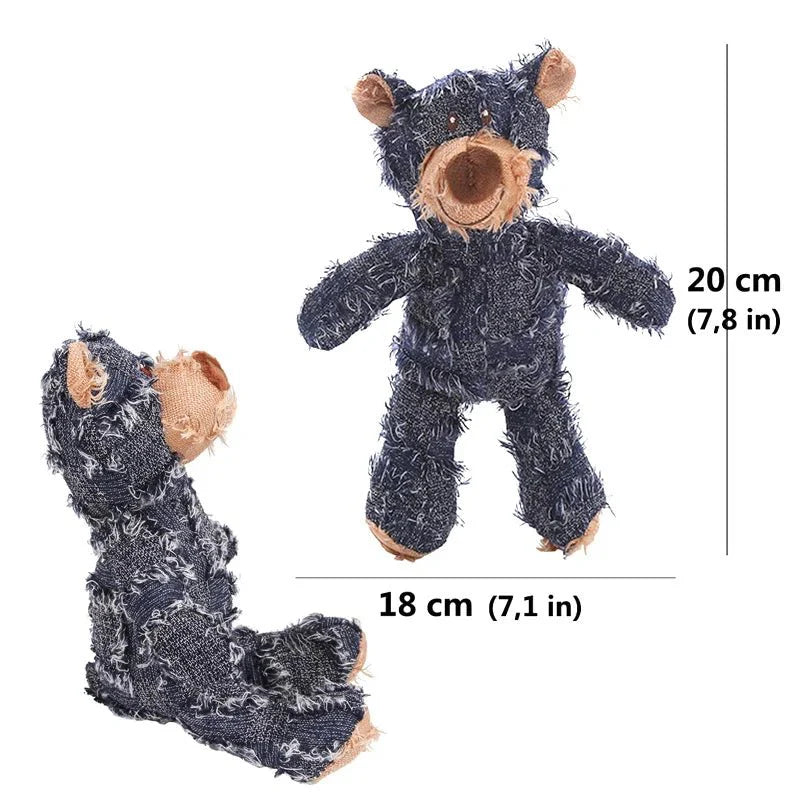 Dailypets Plush Teddy Bear Toy for Small Dogs with Soft Chew Design