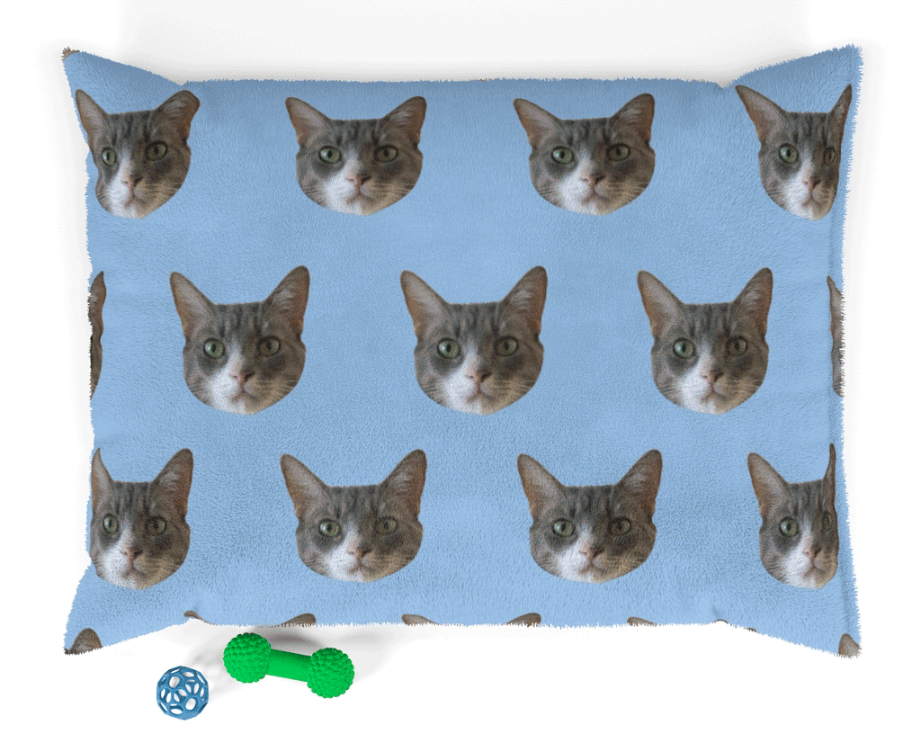 Dailypets Personalized Pet Portrait Bed Custom Pet Lounger
