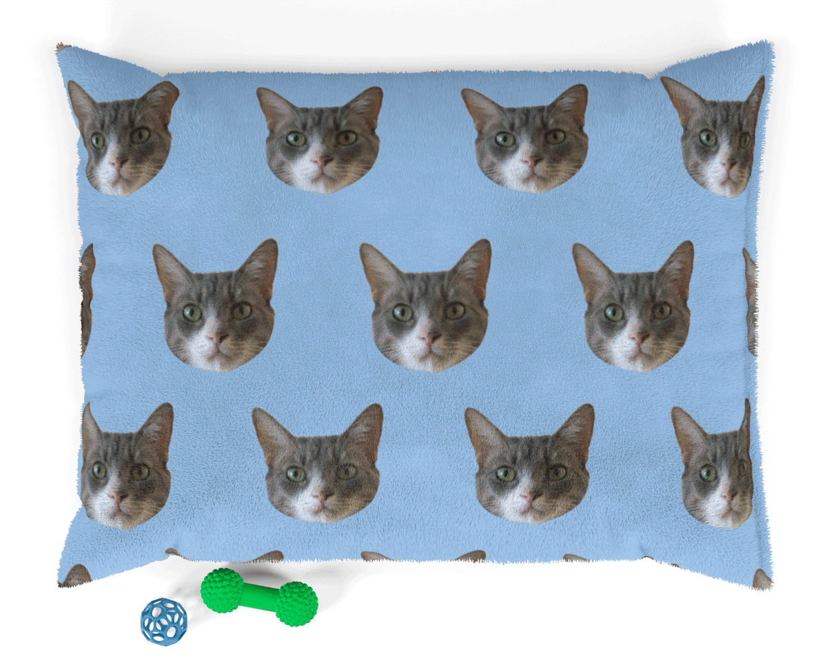 Dailypets Personalized Pet Portrait Bed Custom Pet Lounger
