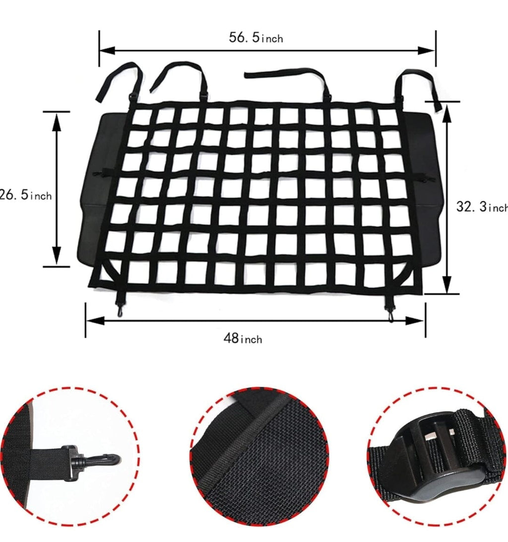 Dailypets Pet Safety Barrier for Trucks, Adjustable Dog Travel Divider