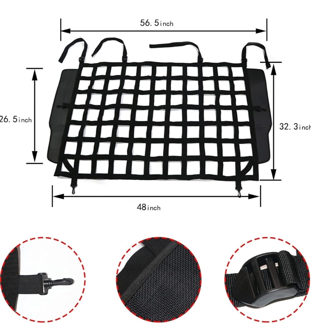 Dailypets Pet Safety Barrier for Trucks, Adjustable Dog Travel Divider