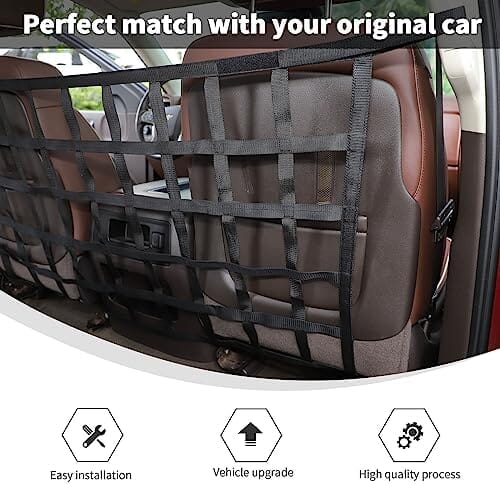 Dailypets Pet Safety Barrier for Trucks, Adjustable Dog Travel Divider