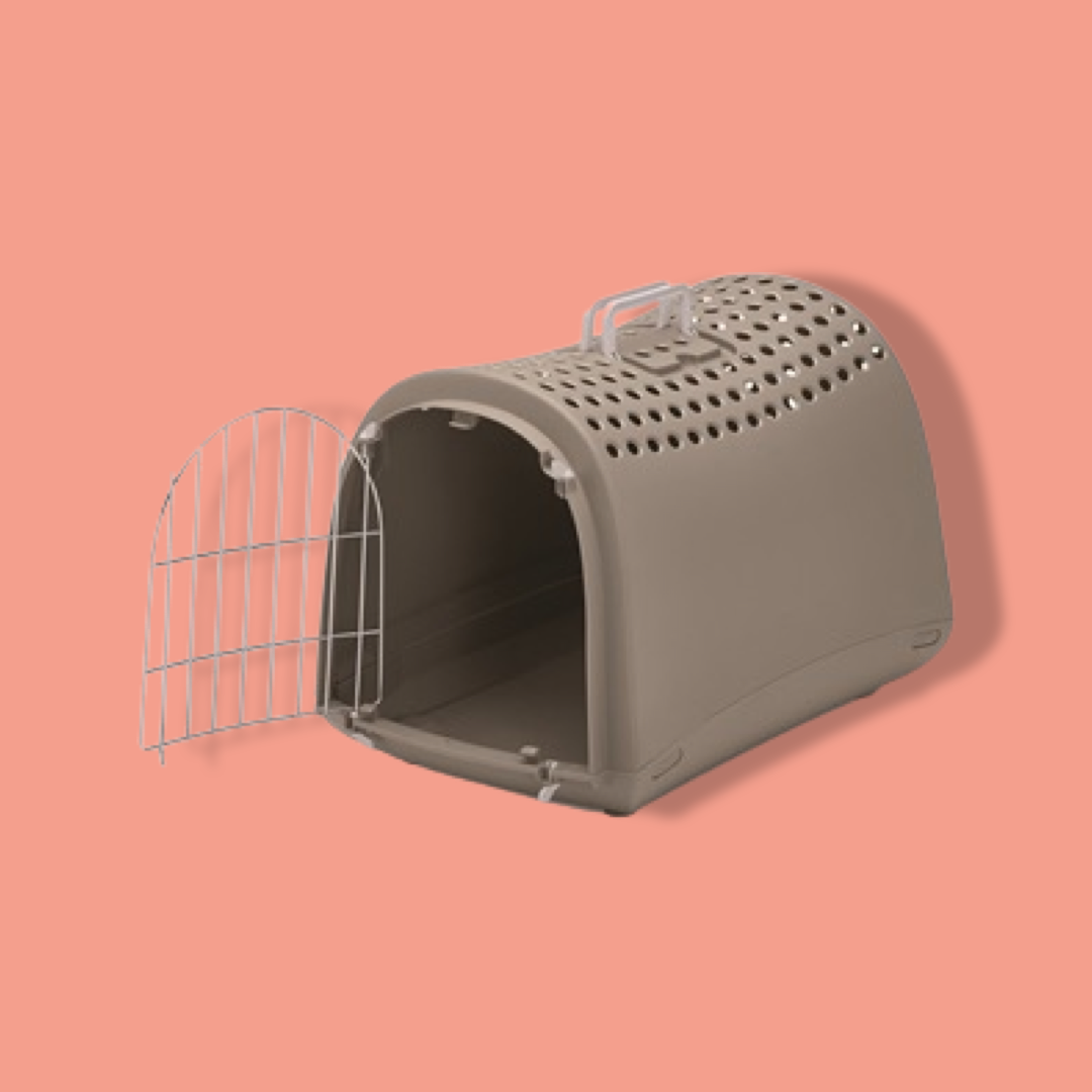 Dailypets Ventilated Pet Carrier, Portable Travel Crate with Secure Door