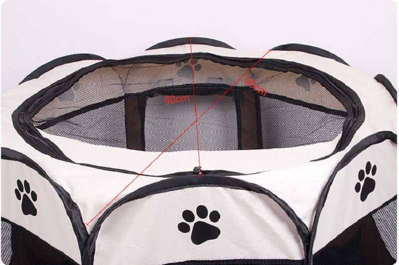Dailypets Pop-Up Pet Playpen – Portable Mesh Exercise Pen