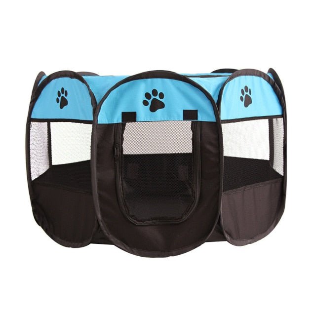 Dailypets Pop-Up Pet Playpen – Portable Mesh Exercise Pen
