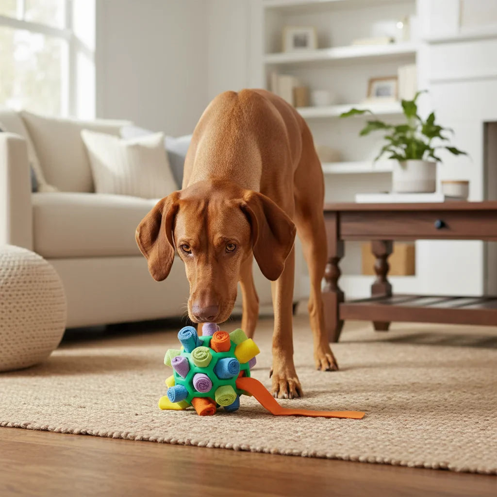 Dailypets Interactive Snuffle Ball for Dogs with Treat Dispensing Design