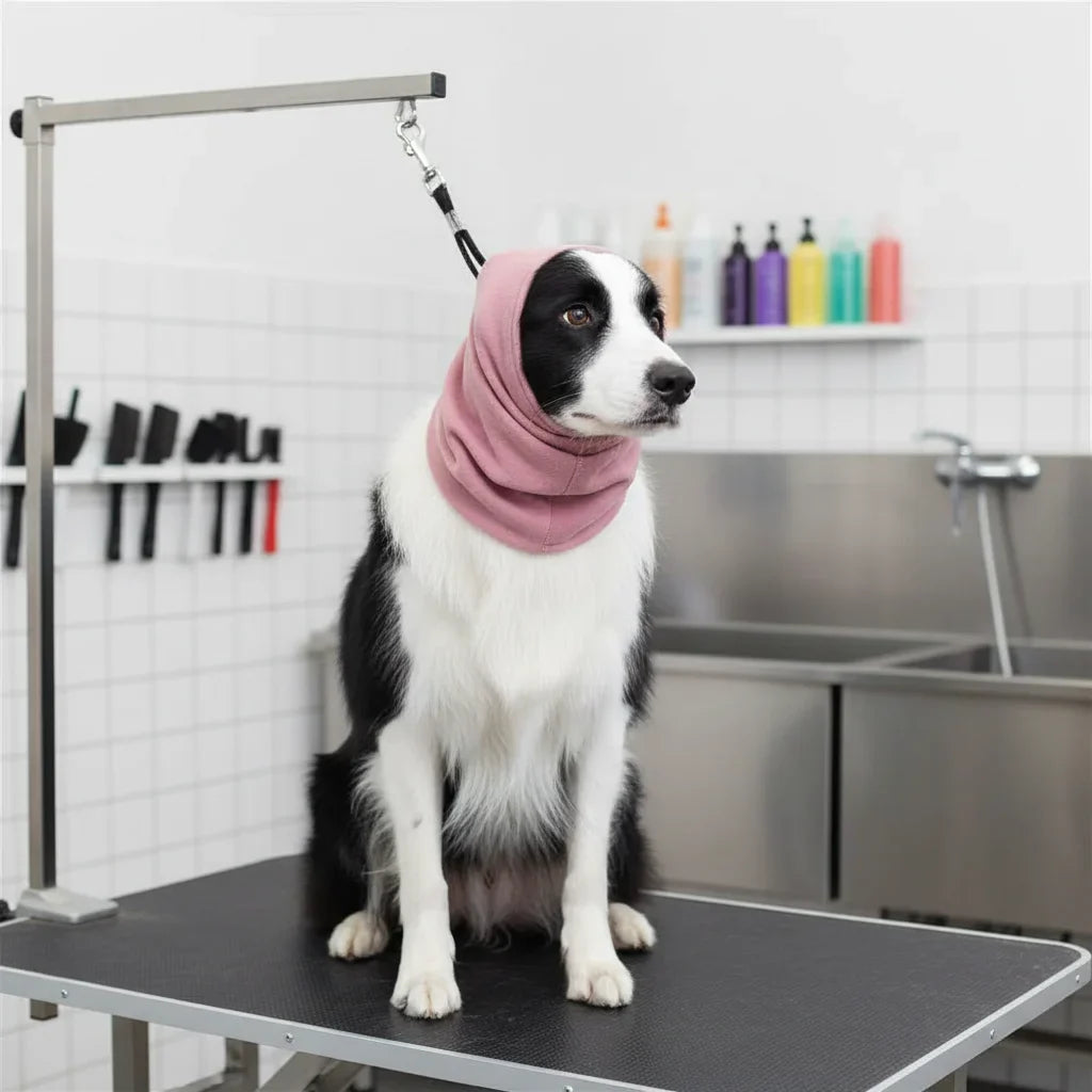 Dailypets Dog Ear Protection Hood with Soft Stretch Fabric for Warm Winter Comfort