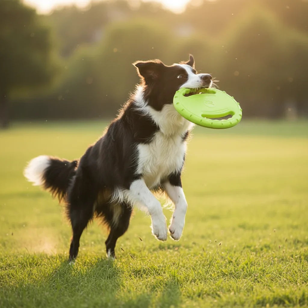 Dailypets Durable Dog Flying Disc for Fetch, Training & Outdoor Play