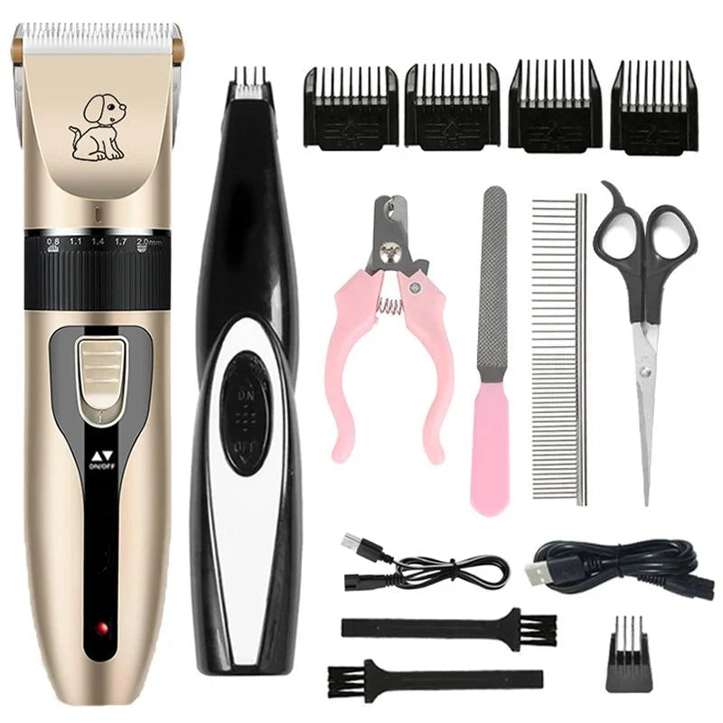 Dailypets Professional Pet Clipper Kit with Quiet Motor and Adjustable Grooming Speeds