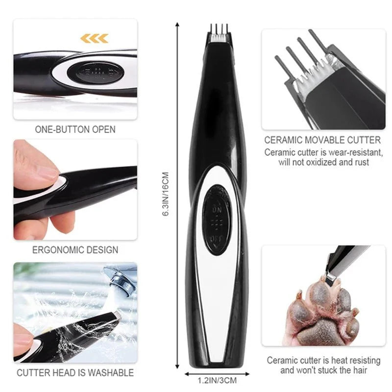 Dailypets Professional Pet Clipper Kit with Quiet Motor and Adjustable Grooming Speeds