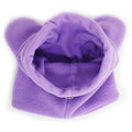 Dailypets Dog Ear Warmers Purple Soft Hood