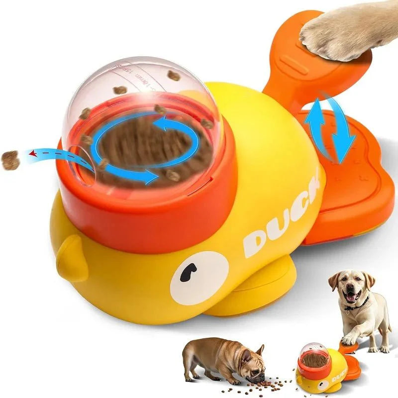 Dailypets Puzzle Feeder Toy for Dogs – Battery-Free Duck Treat Dispenser
