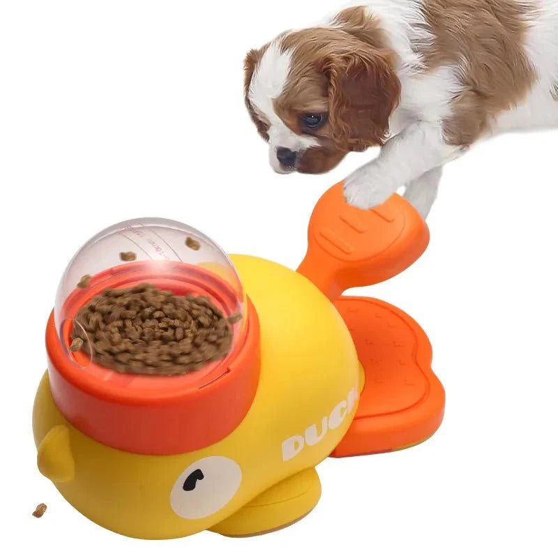 Dailypets Puzzle Feeder Toy for Dogs – Battery-Free Duck Treat Dispenser