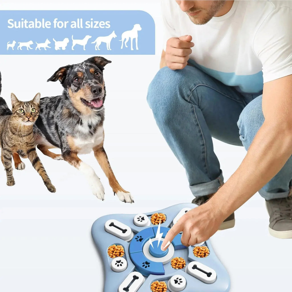 Dailypets Interactive Dog Puzzle Toy – Slow Feeder Brain Training Game