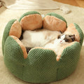 Dailypets Luxury Cat Bed, Calming Shell Throne with Anti-Slip Bottom