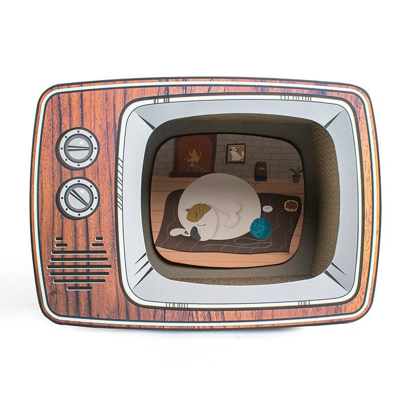 Dailypets Retro-Themed Cat Scratching House