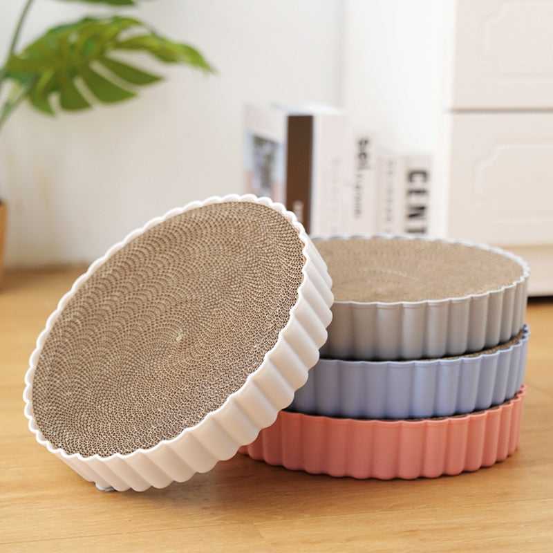 Dailypets Premium Round Cat Scratcher Bed