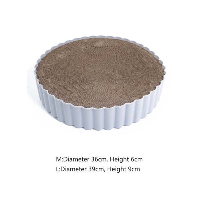 Dailypets Premium Round Cat Scratcher Bed