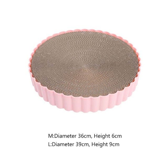 Dailypets Premium Round Cat Scratcher Bed