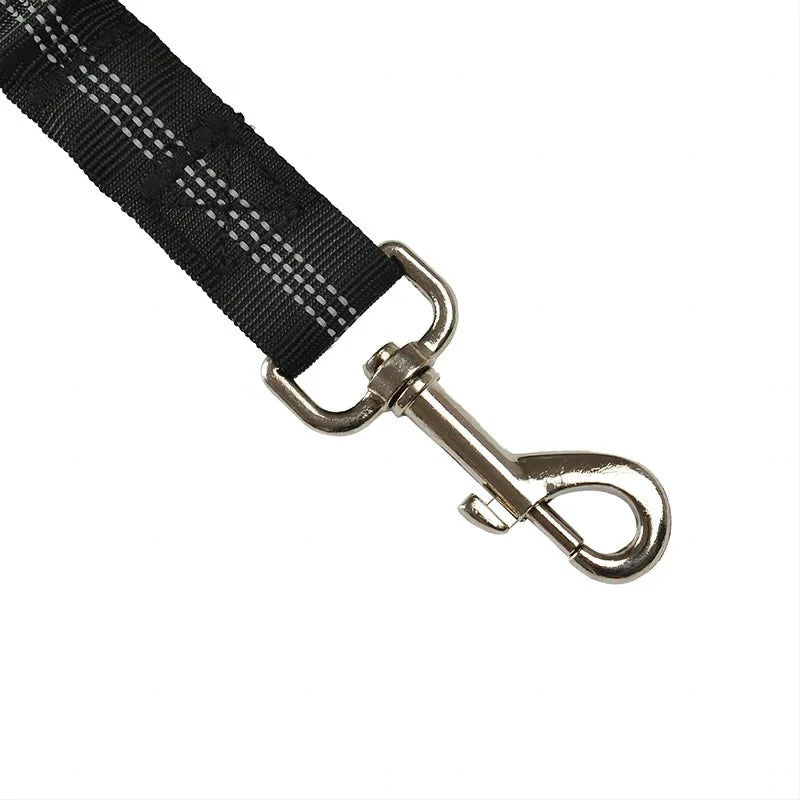 Dailypets Adjustable Dog Car Seat Belt with Reflective Nylon & Elastic Safety Design