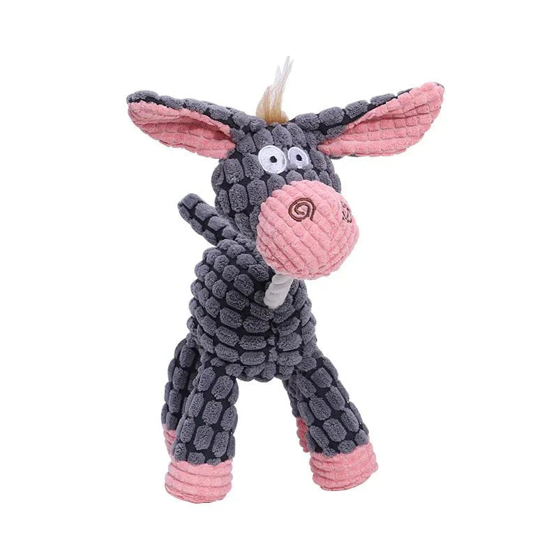 Dailypets Durable Plush Toy with Built-In Squeaker