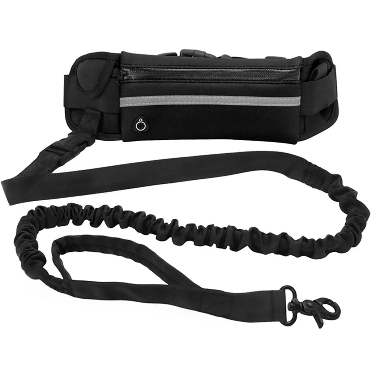 Dailypets Hands-Free Running Dog Leash with Waist Bag & Shock-Absorbing Bungee