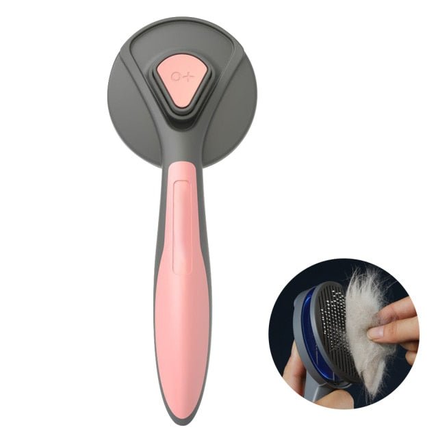 Dailypets Cat Grooming Brush, Self-Cleaning Comb for Loose Hair Removal