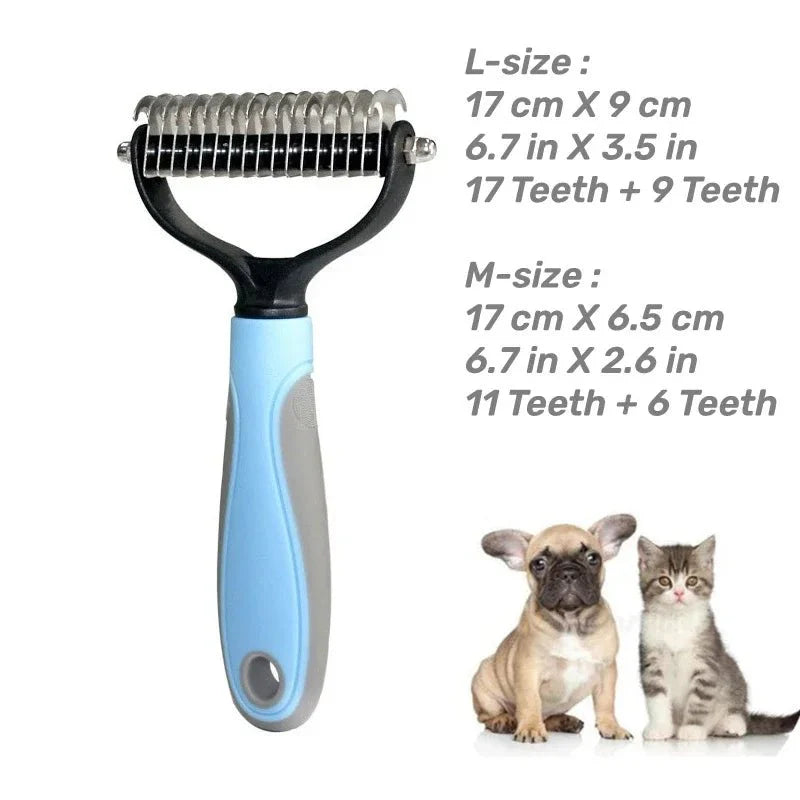 Dailypets Professional Pet Grooming Comb for Detangling and Undercoat Care Daily