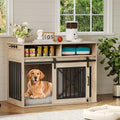 Dailypets 44.5-Inch Dog Crate Furniture with Hidden Storage Drawers