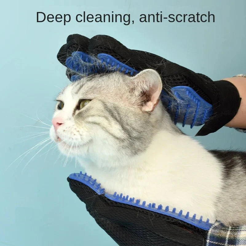 Dailypets Silicone Pet Grooming Gloves for Dogs and Cats with Gentle Massage Design