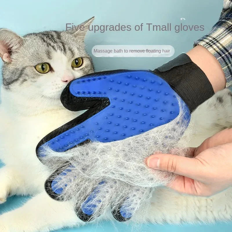 Dailypets Silicone Pet Grooming Gloves for Dogs and Cats with Gentle Massage Design