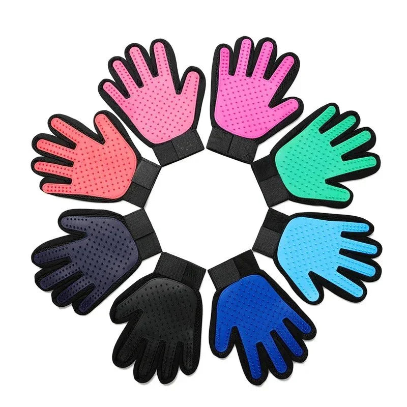 Dailypets Silicone Pet Grooming Gloves for Dogs and Cats with Gentle Massage Design