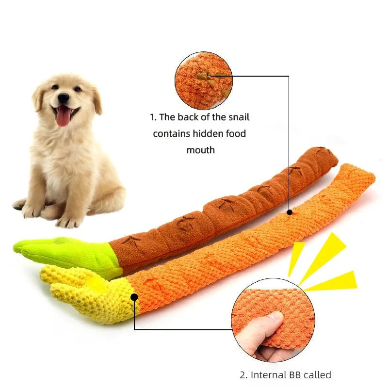 Dailypets Snail Snuffle Puzzle Toy for Dogs – Interactive Treat Hiding Mat