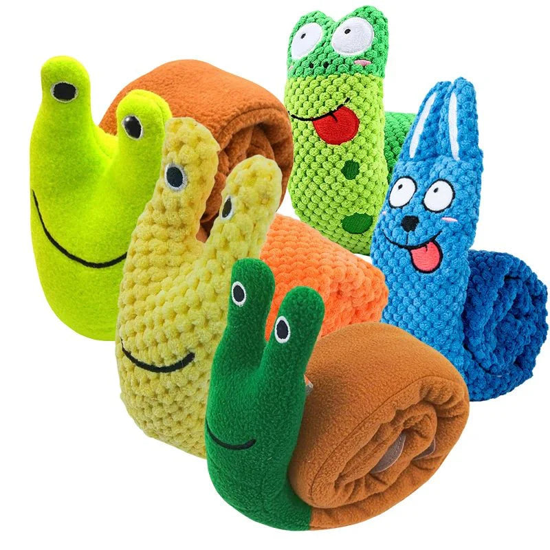 Dailypets Snail Snuffle Puzzle Toy for Dogs – Interactive Treat Hiding Mat