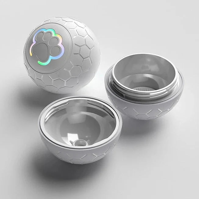 Dailypets Smart Interactive Pet Ball with LED Lights and Automatic Rolling Motion