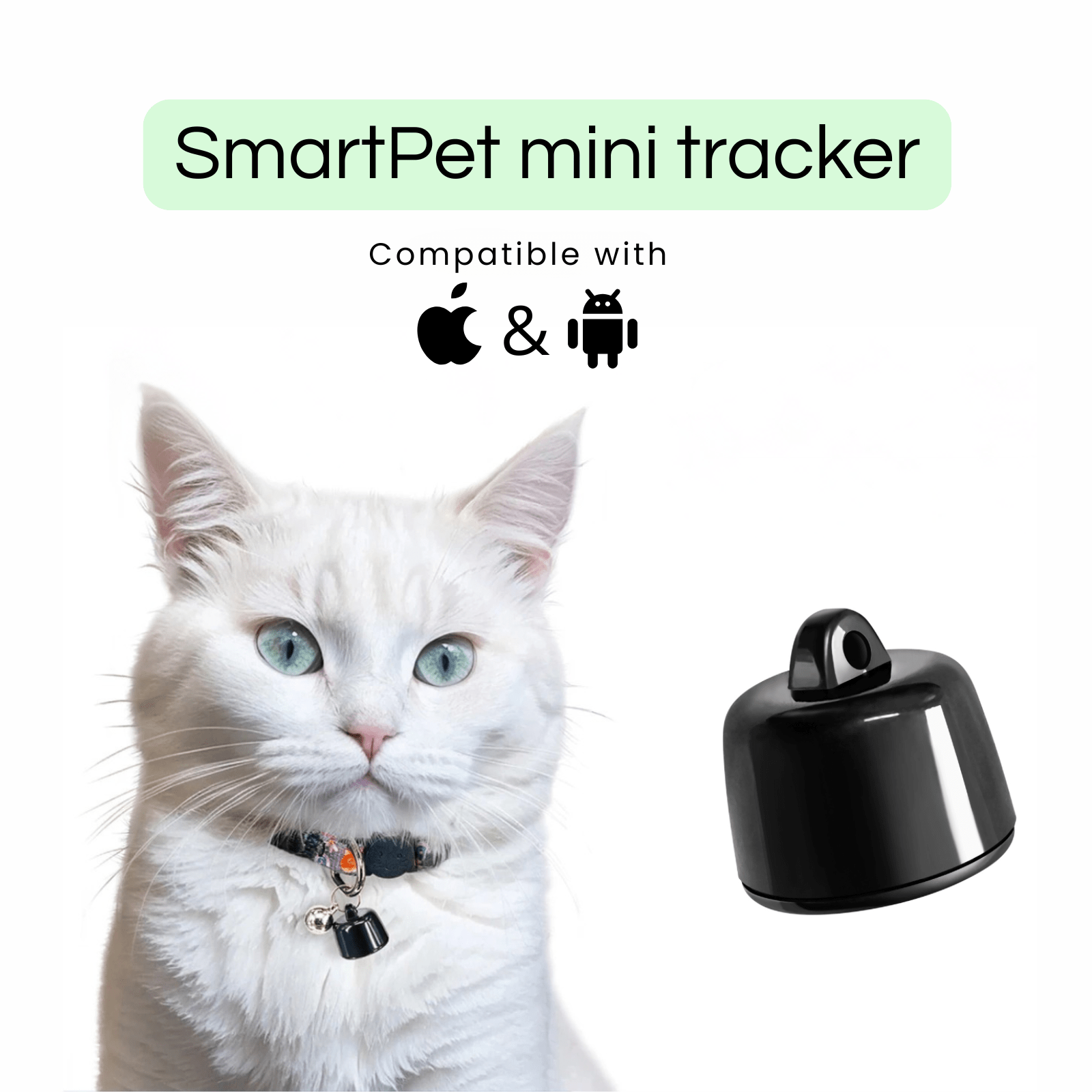 Dailypets Bluetooth Pet Tracker for Android and iPhone with Community Location Network