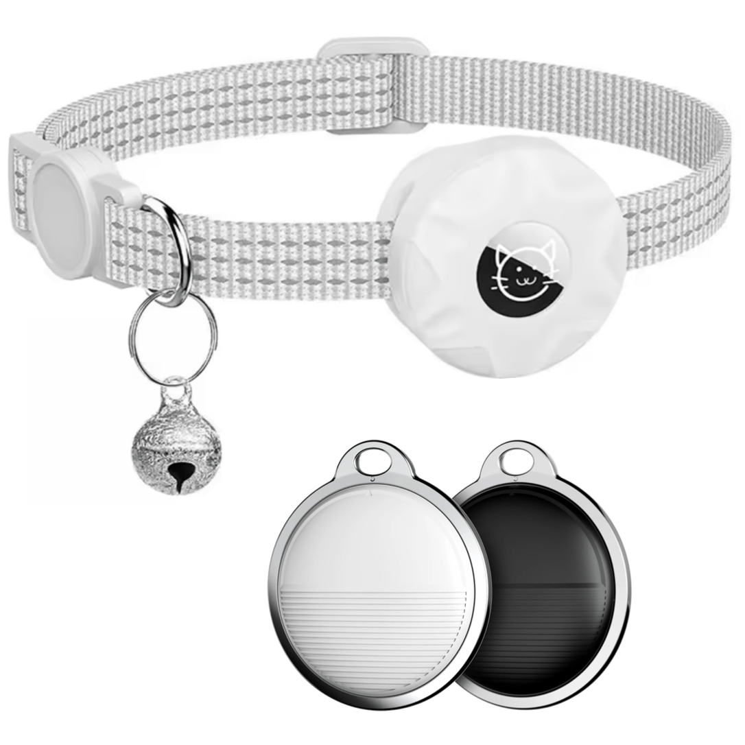 Dailypets Lightweight Cat Tracker Set with Apple Find My Support and Safety Collar