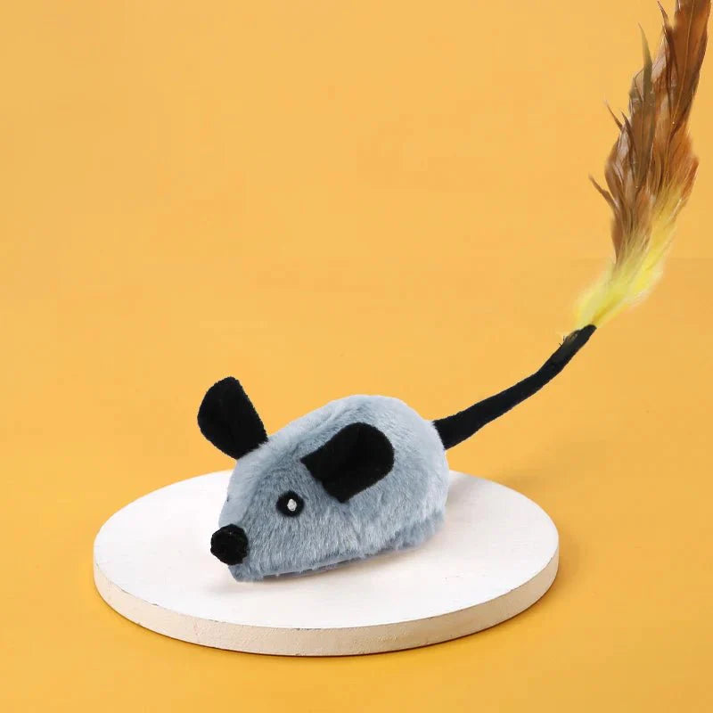 Dailypets Automatic Cat Toy, Plush Moving Mouse for Active Indoor Play