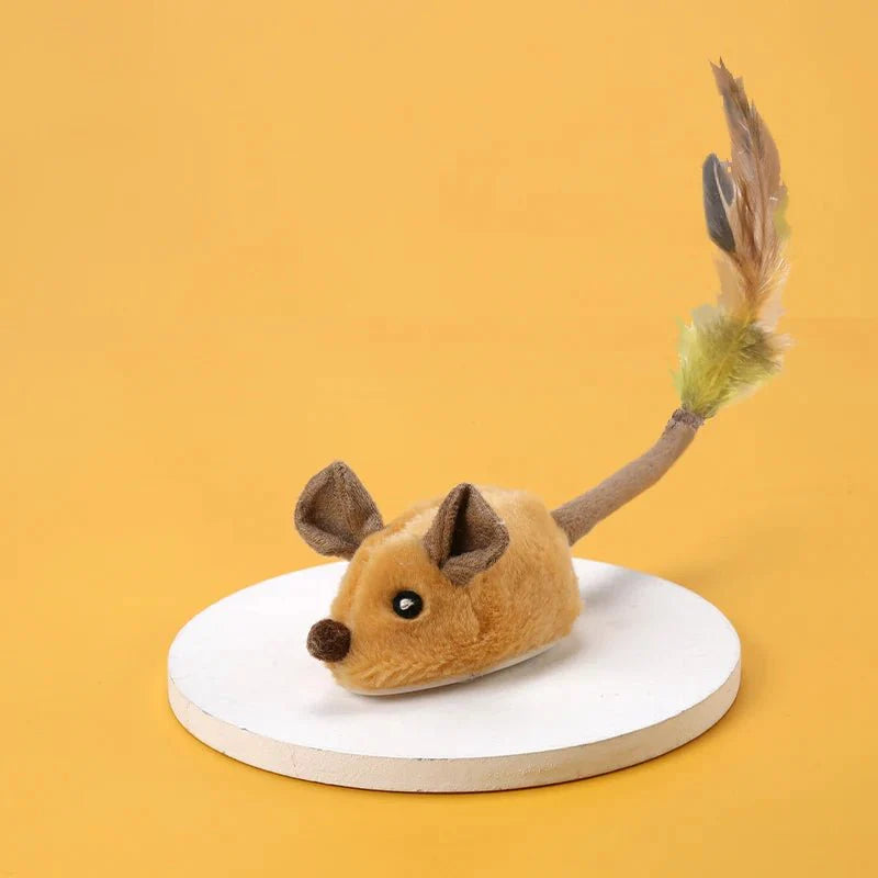 Dailypets Interactive Plush Cat Toy – Motion Activated Chase Toy for Indoor Cats