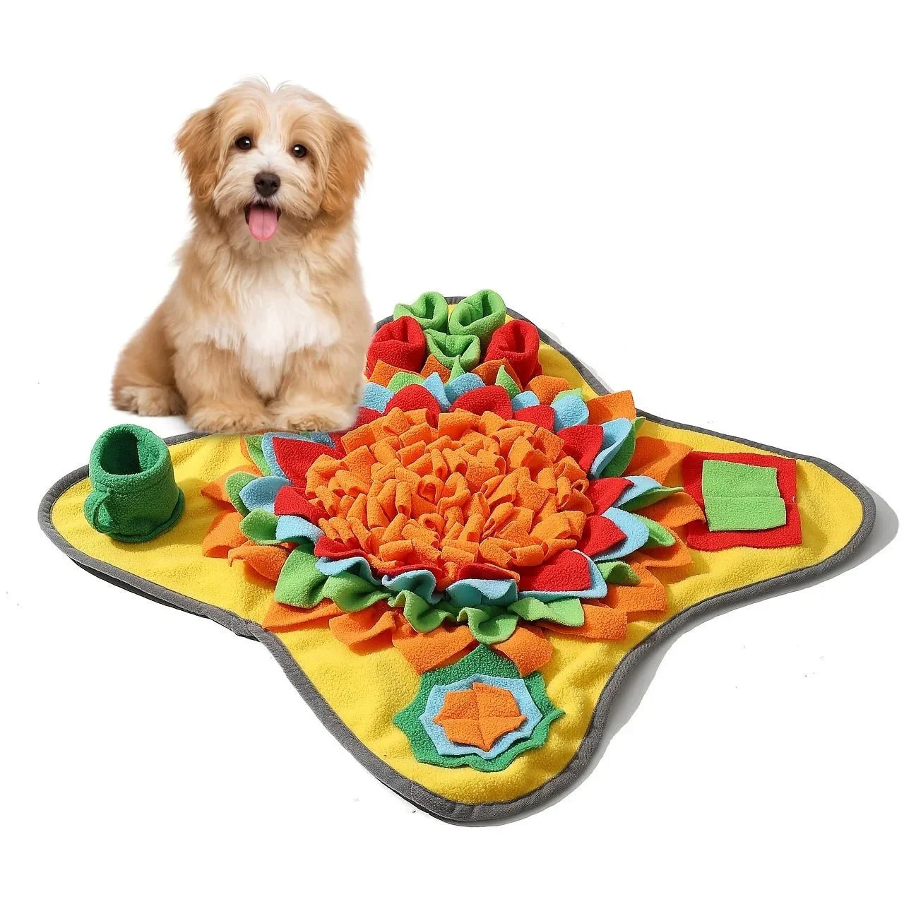 Dailypets Interactive Dog Snuffle Mat for Slow Feeding & Mental Enrichment
