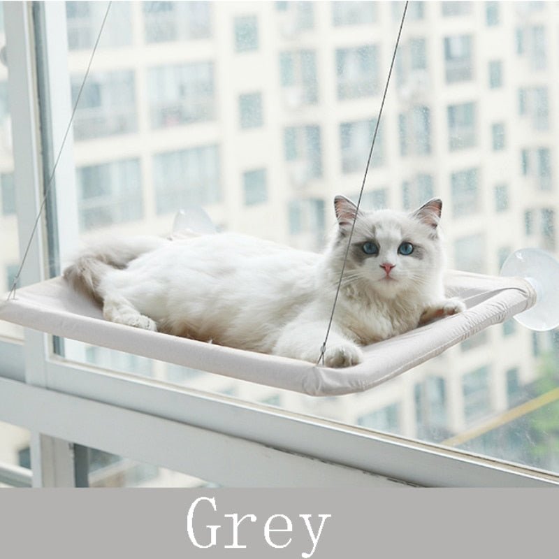 Dailypets Window Cat Bed with Breathable Paw Cut-Out Design