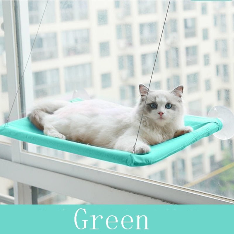 Dailypets Window Cat Bed with Breathable Paw Cut-Out Design