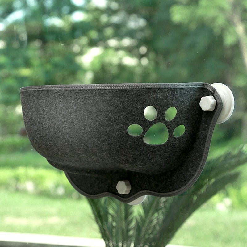 Dailypets Window Cat Bed with Breathable Paw Cut-Out Design