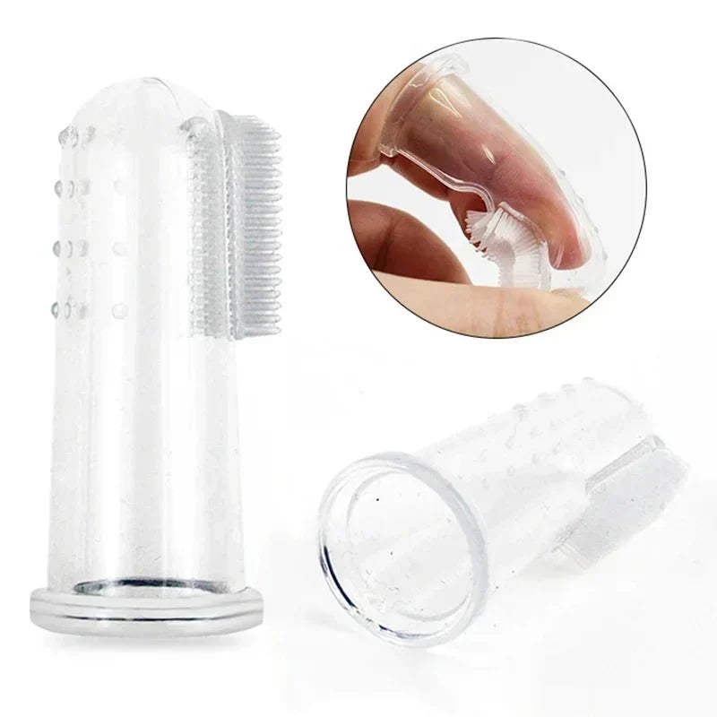 Dailypets Silicone Finger Pet Toothbrush for Gentle Daily Dental Care of Dogs and Cats
