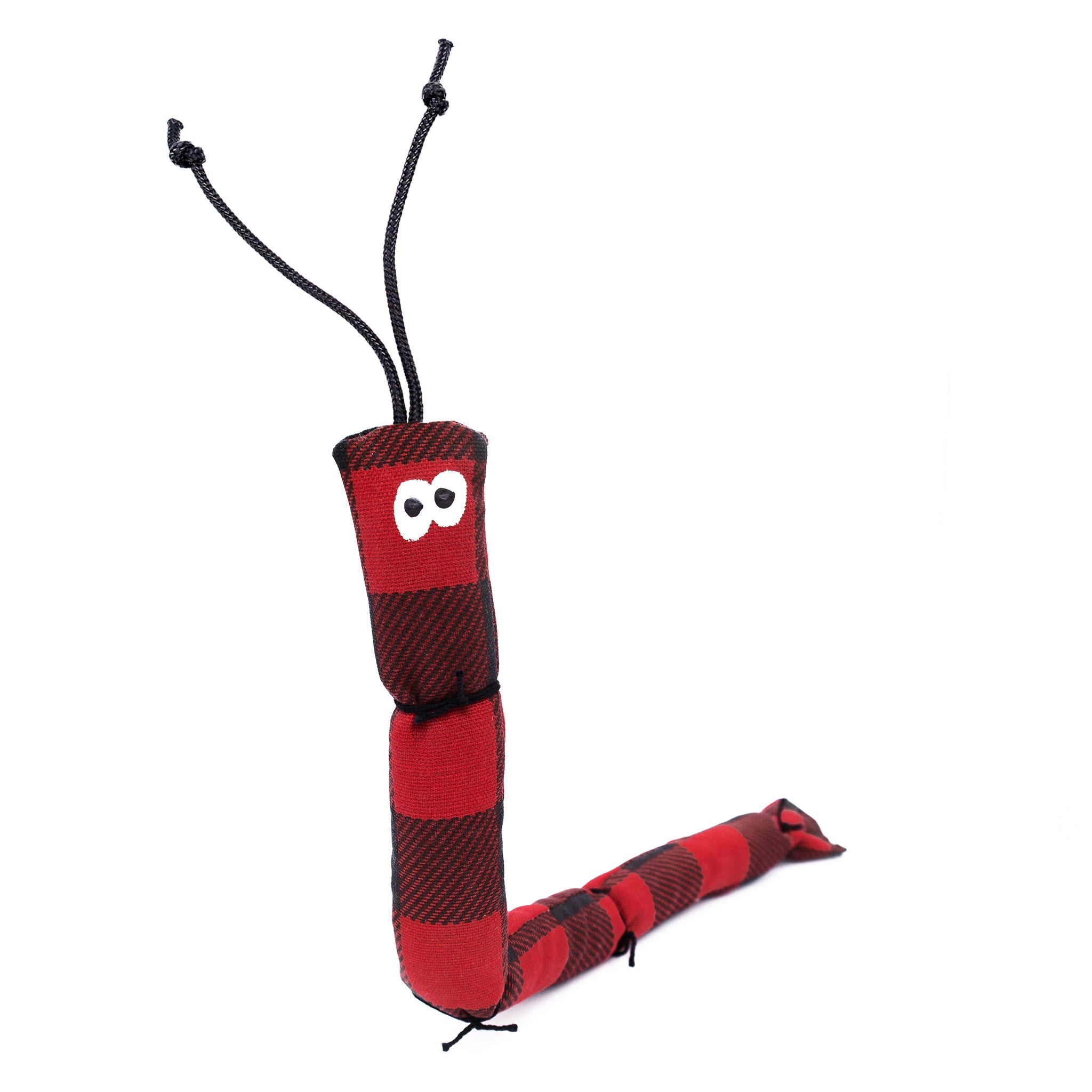 Dailypets Buffalo Plaid Catnip Kicker Toy for Cats