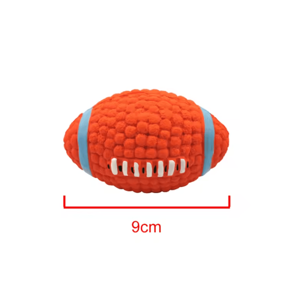 Dailypets Squeaky Latex Sports Ball Dog Toy for Fetch & Chewing